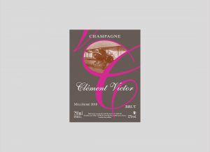 Étiquette Champagne Clément-Victor