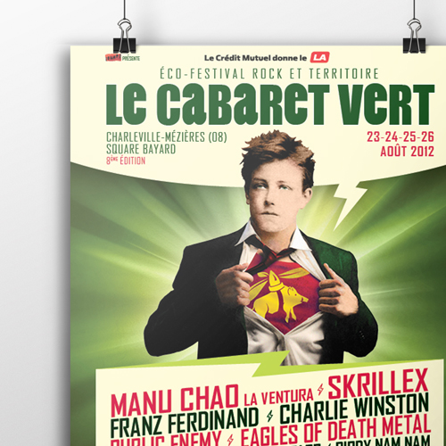 affiche cabaret vert 2012